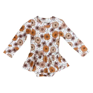 In My Jammers Fall Floral Twirl Bodysuit