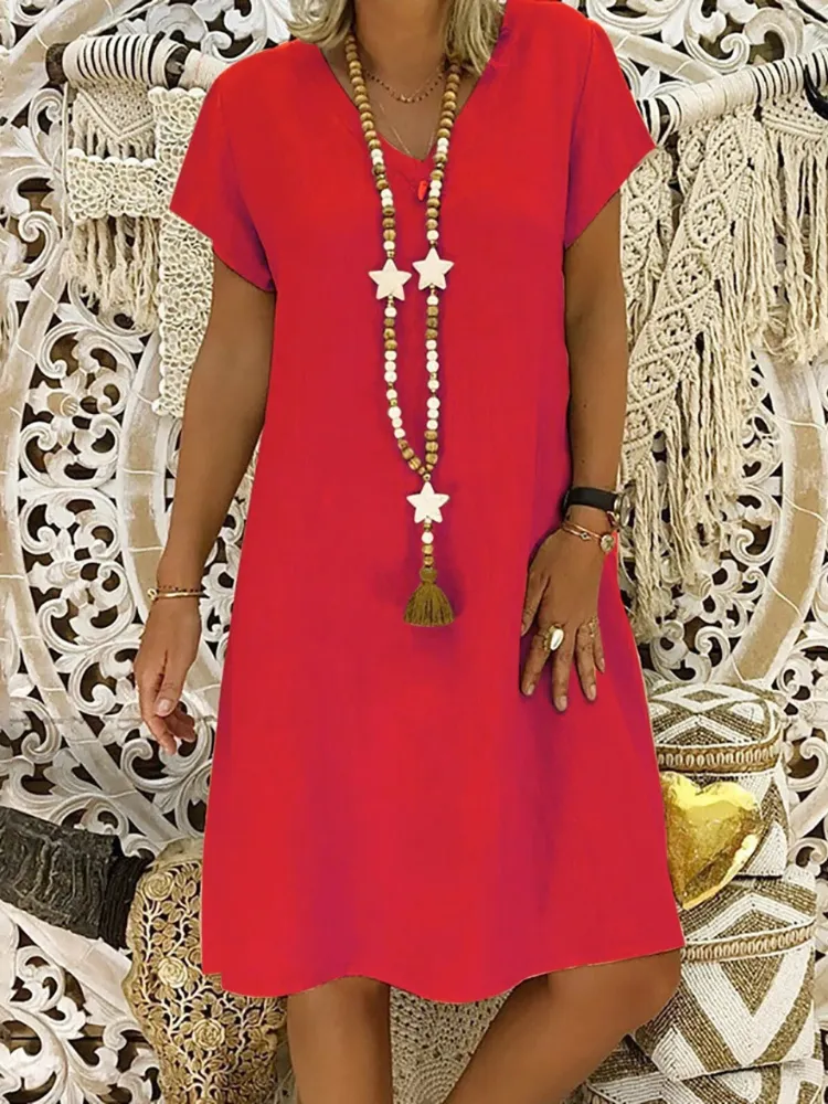 Ingrid® | Casual, Loose Cotton Dress