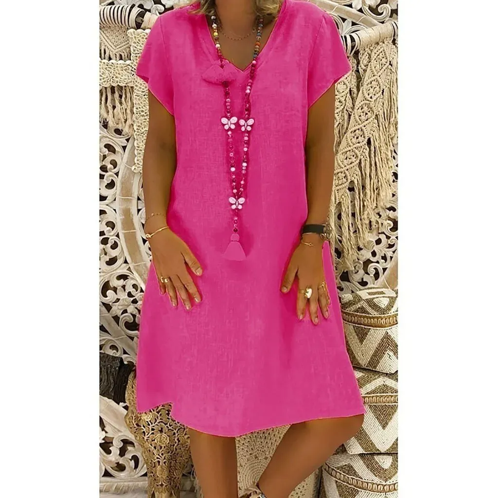 Ingrid® | Casual, Loose Cotton Dress