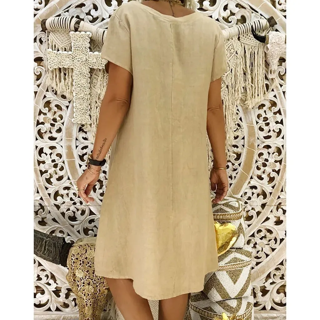 Ingrid® | Casual, Loose Cotton Dress