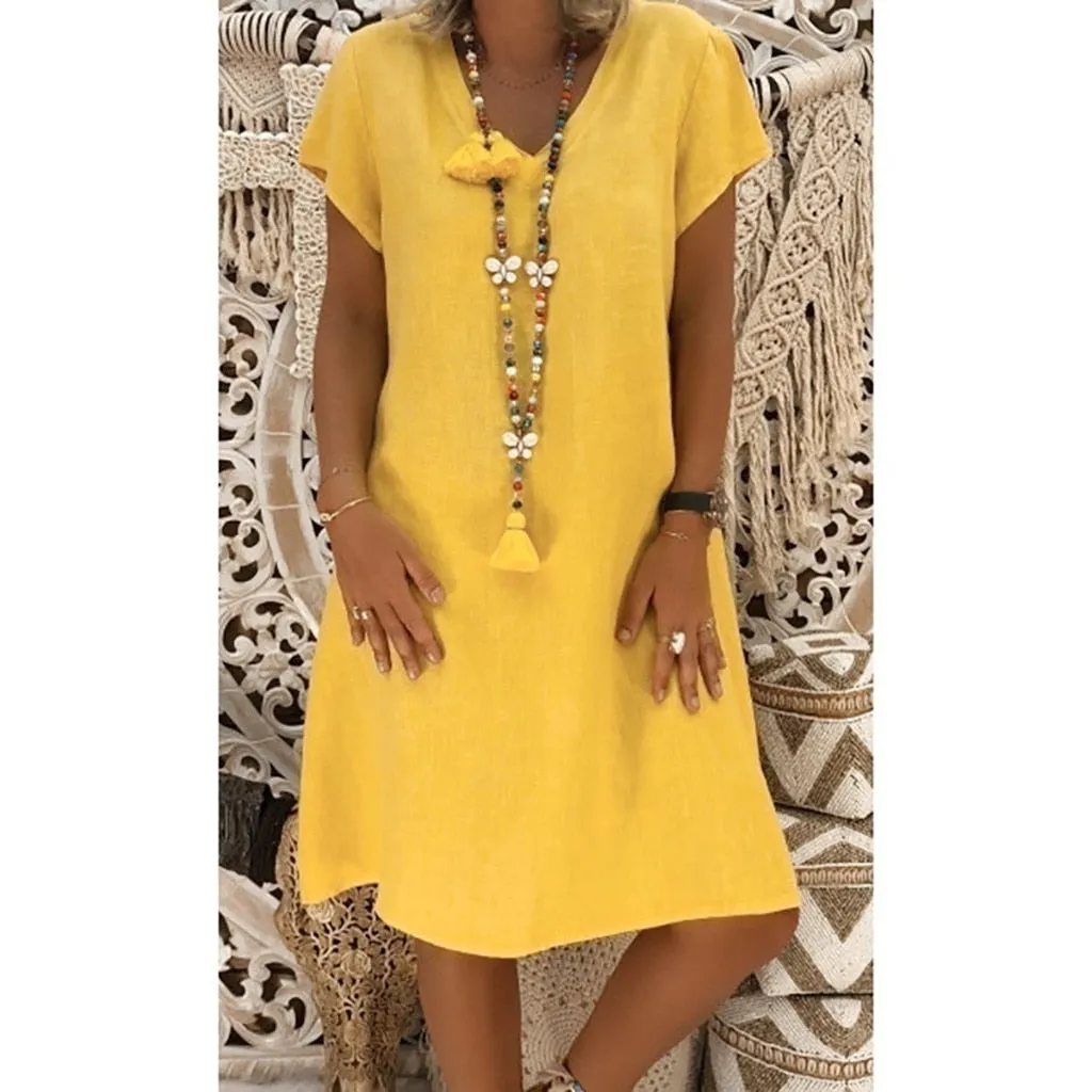 Ingrid® | Casual, Loose Cotton Dress