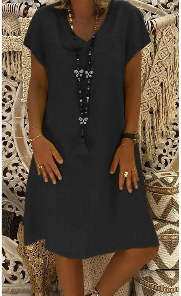 Ingrid® | Casual, Loose Cotton Dress