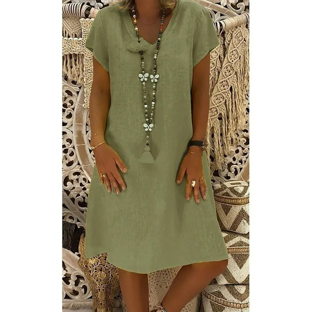 Ingrid® | Casual, Loose Cotton Dress