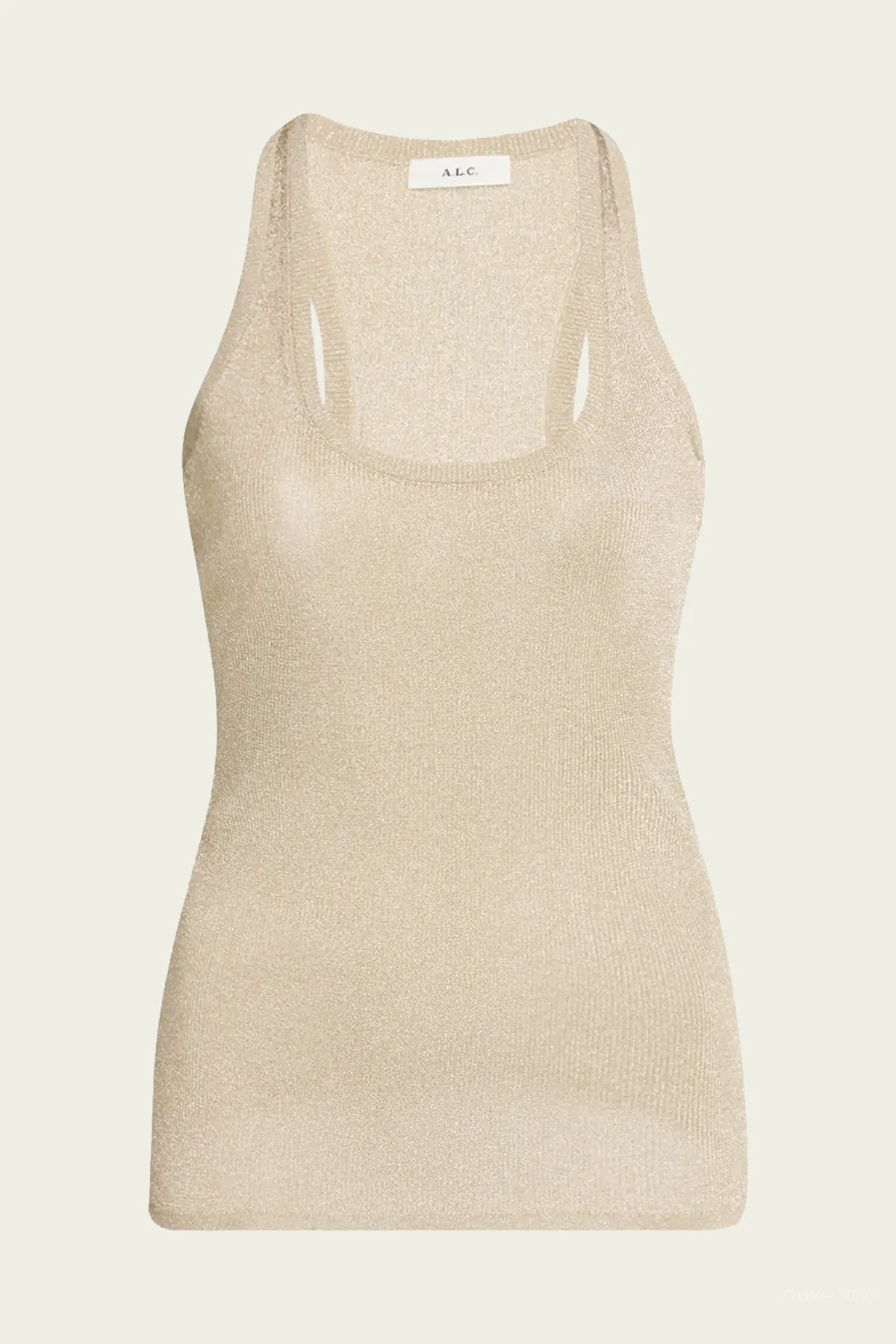 Iris Tank Top in Light Gold