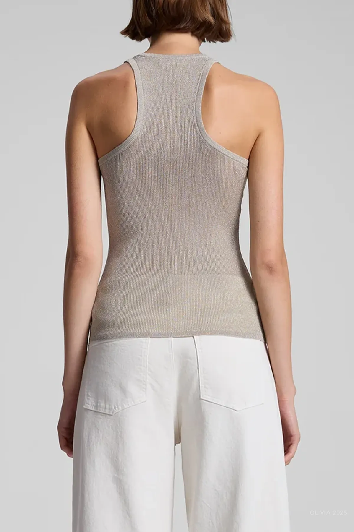 Iris Tank Top in Light Gold