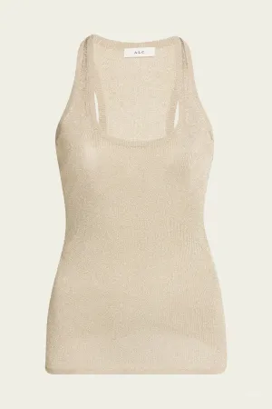 Iris Tank Top in Light Gold