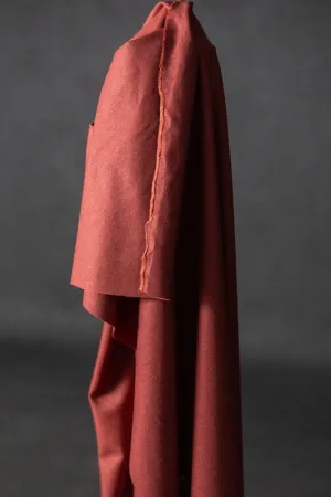 ITALIAN WOOL COATING • Red Chalk $98/metre