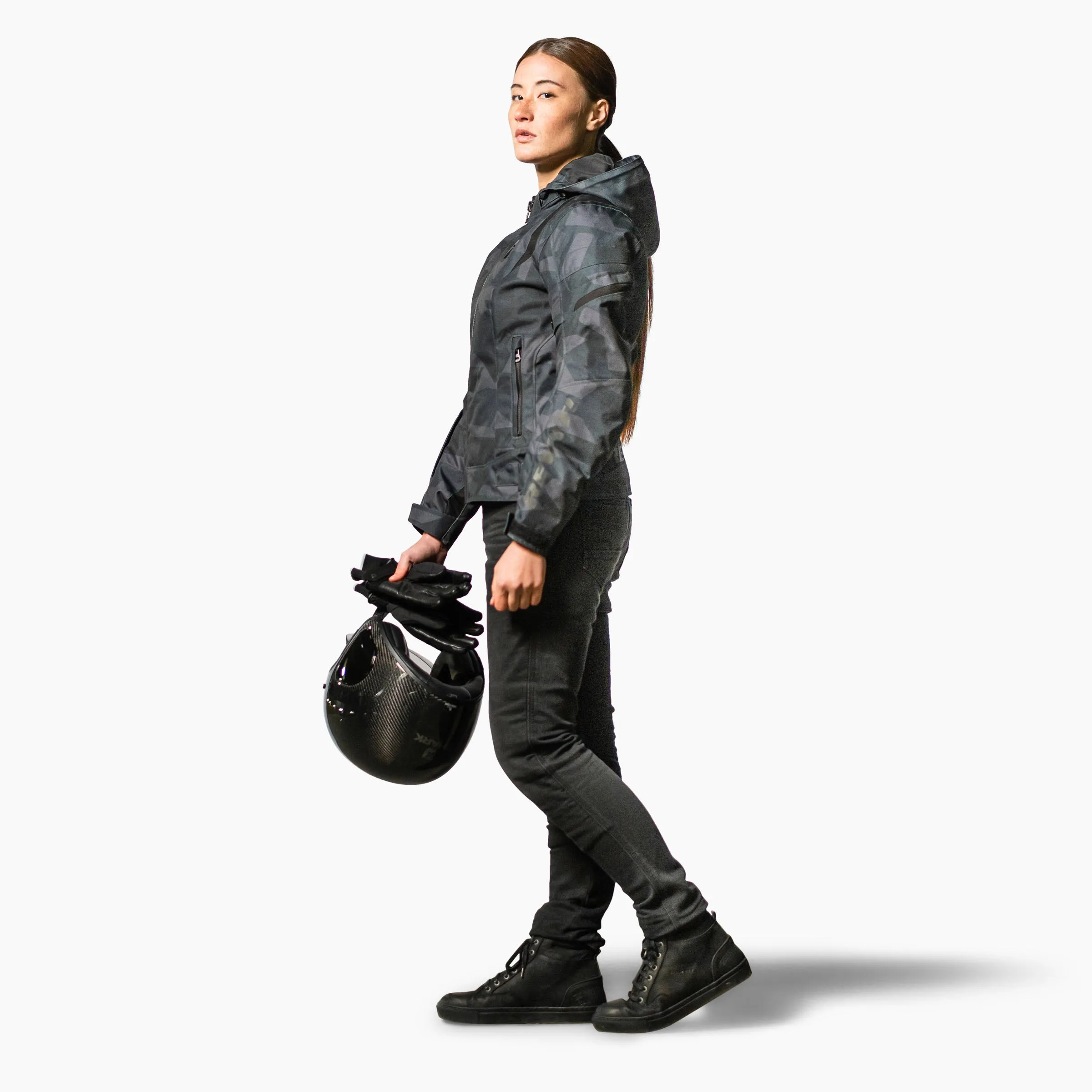Jacket Flare 2 Ladies | Camo Black-Grey