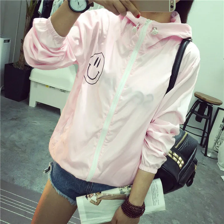 Jackets Women Jacket Women's Hooded Women Jacket Fashion Thin Windbreaker Men Outwear Women Coat
