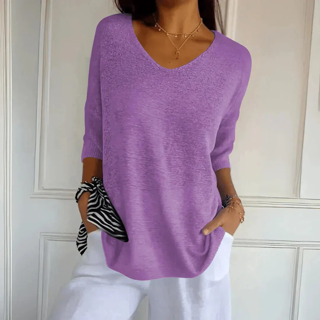 Jaja | Slimming V-Neck Top