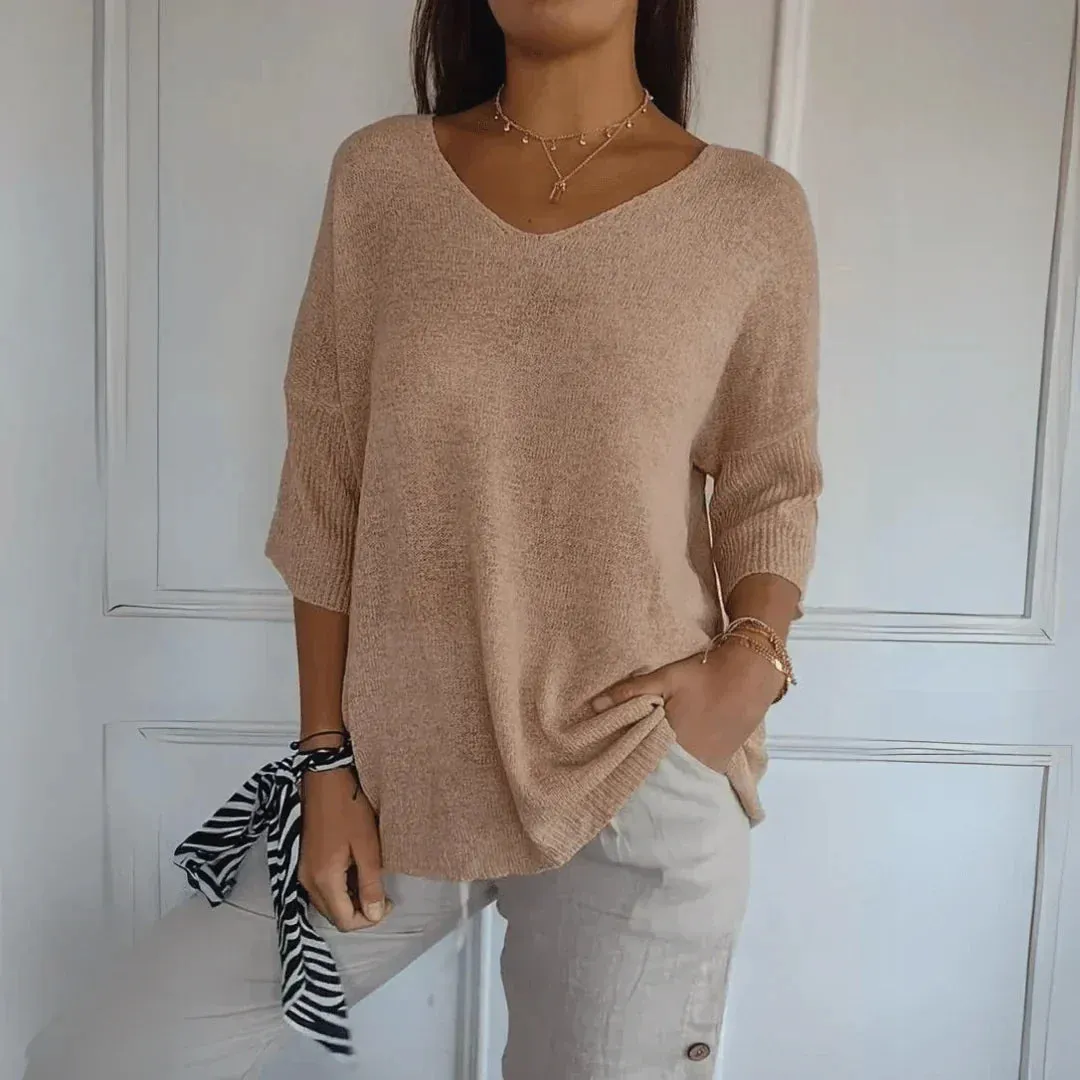 Jaja | Slimming V-Neck Top