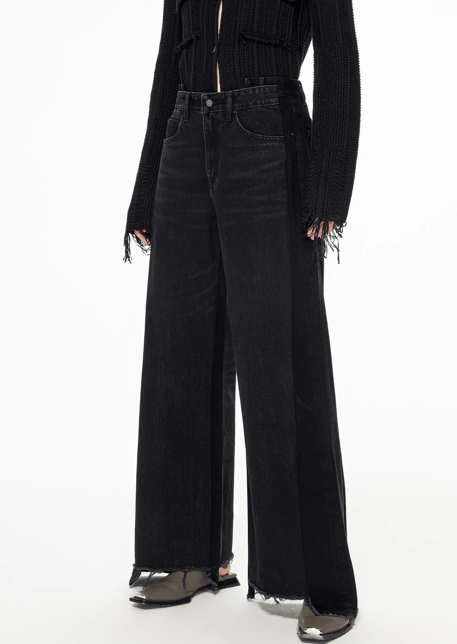 Jeans / JNBY Loose Fit irregular Patchwork Jeans