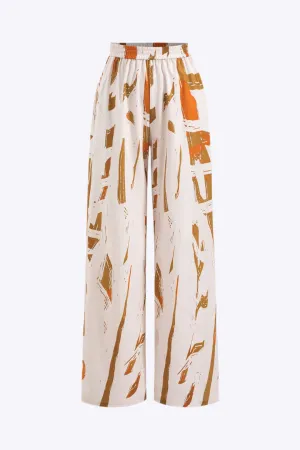Jessamine - Bold Abstract Design Woman's Trousers