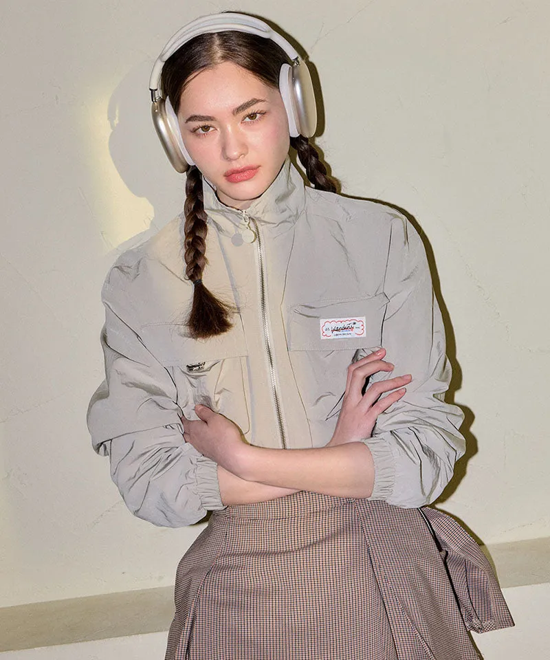 KANDINI Windflow Pocket Jacket - Light Khaki