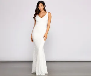 Kelly Formal Stylish Lace Mermaid Dress