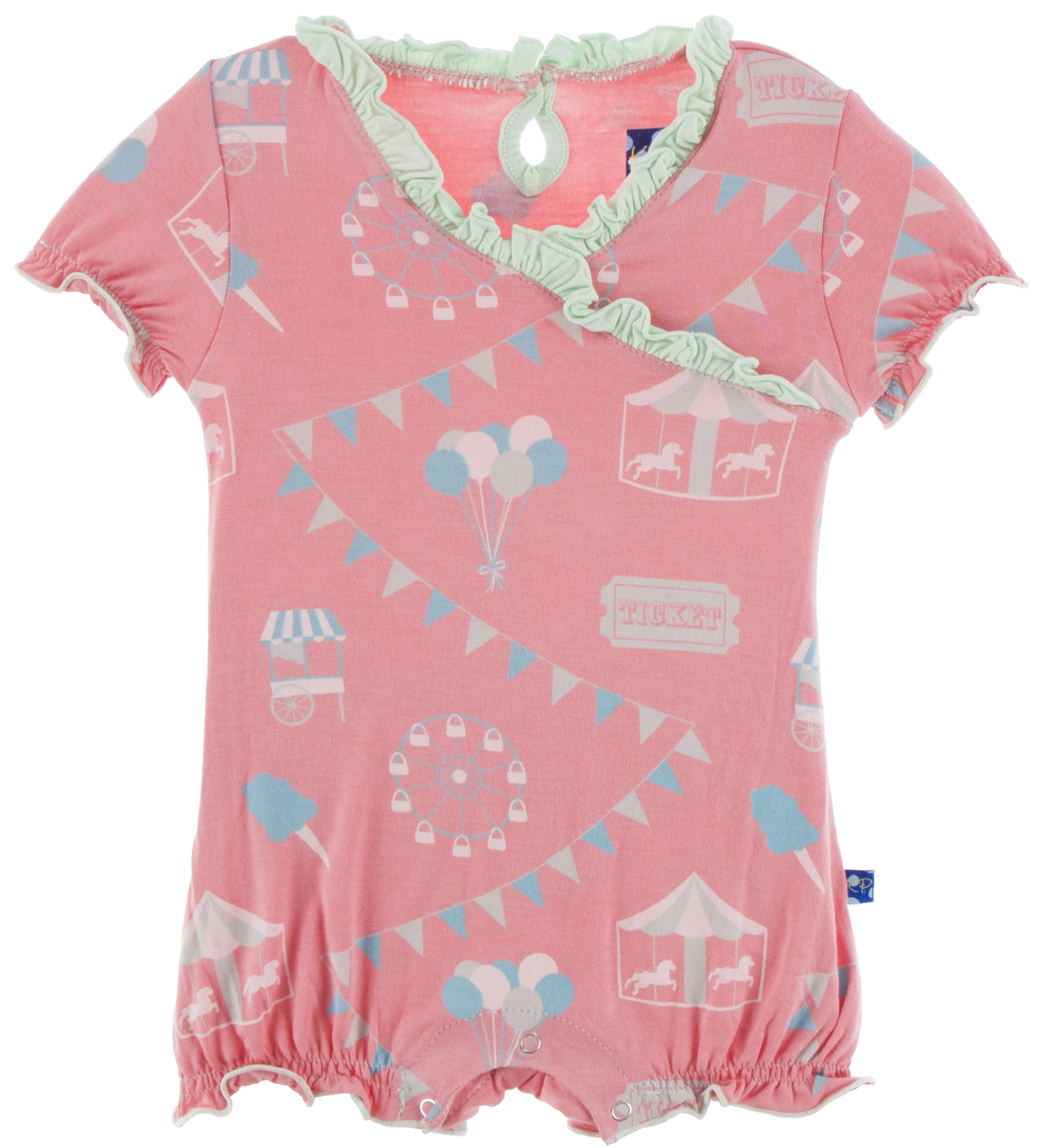 KicKee Pants Strawberry Carnival Ruffle Romper