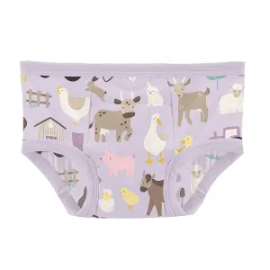 KicKee Pants Training Pants - Thistle Morning on the Farm