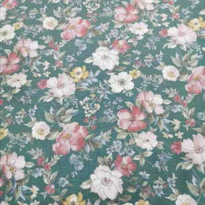 Kokka Cotton Linen Cosmo, Viridian