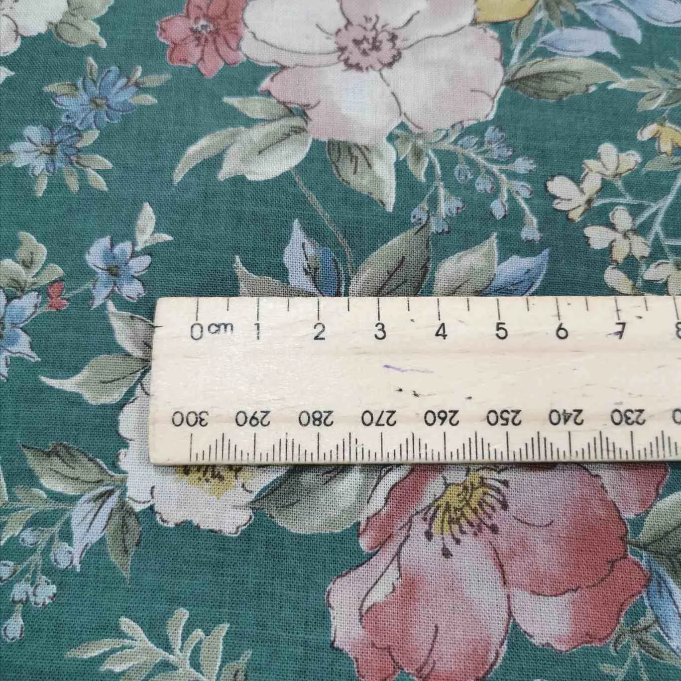 Kokka Cotton Linen Cosmo, Viridian