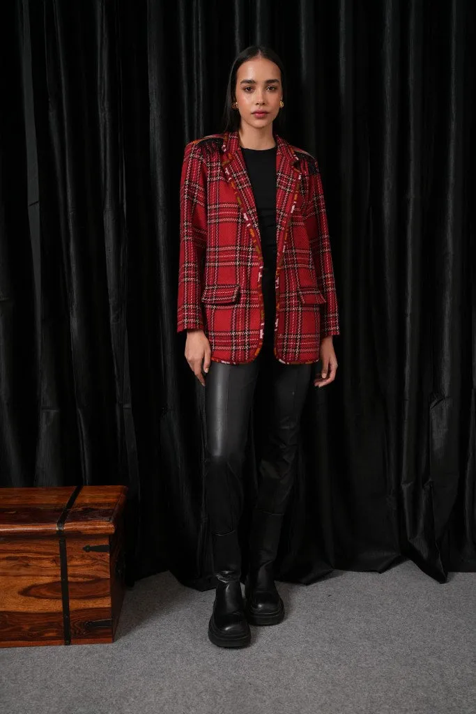 Kullu Check Blazer
