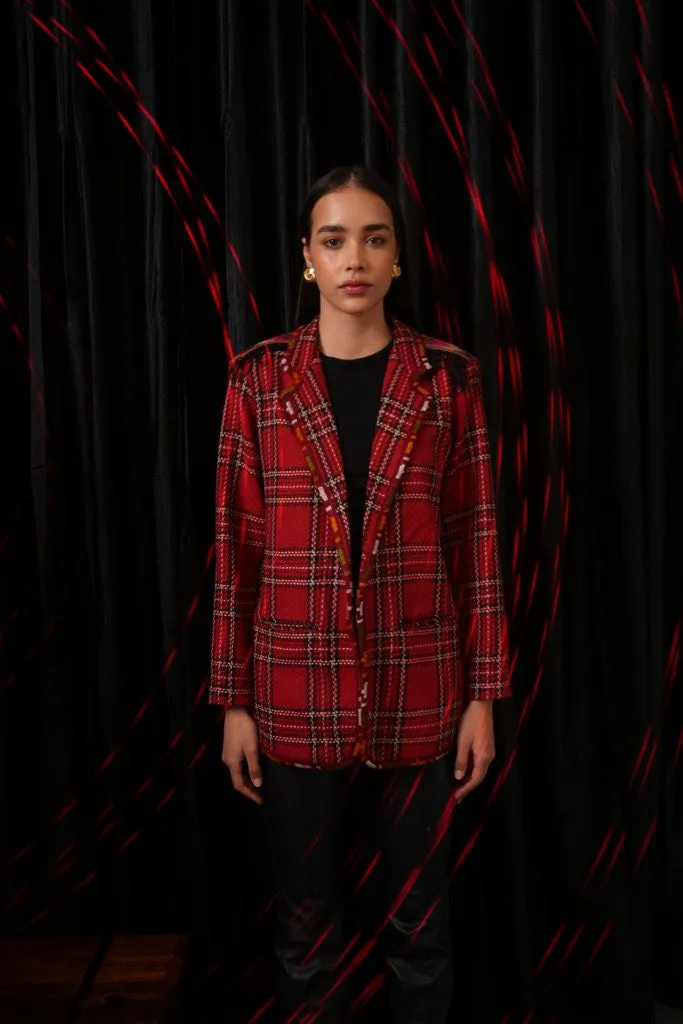 Kullu Check Blazer