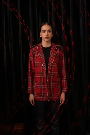 Kullu Check Blazer