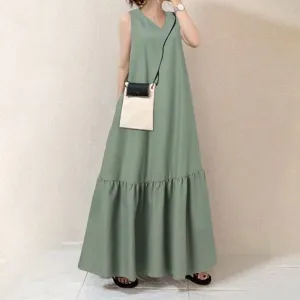 Ladies Casual Sleeveless Dress