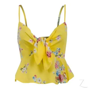 Ladies Strappy All-Over Print Top | "Oola"