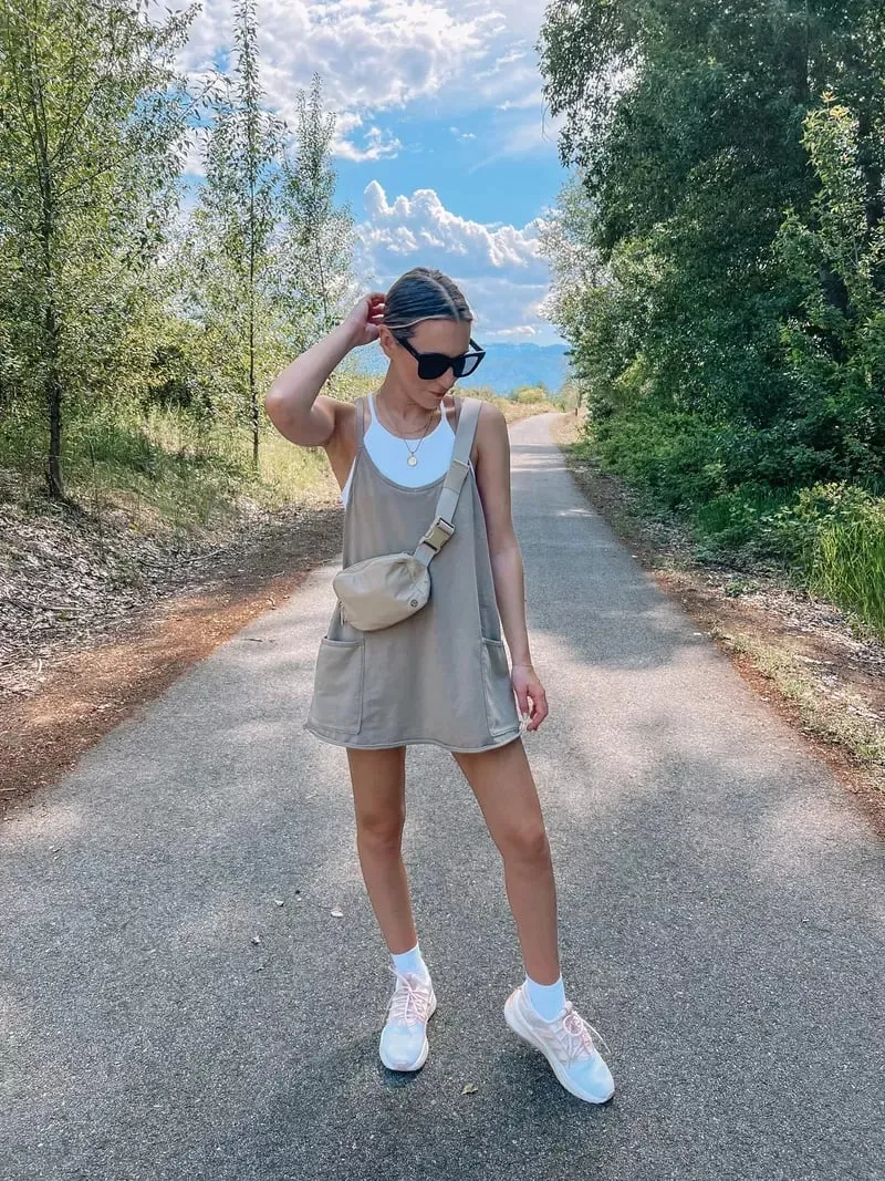 🔥🔥Last Day Special Sale 49% OFF💃Casual Sleeveless Mini Dress With Built-In Shorts