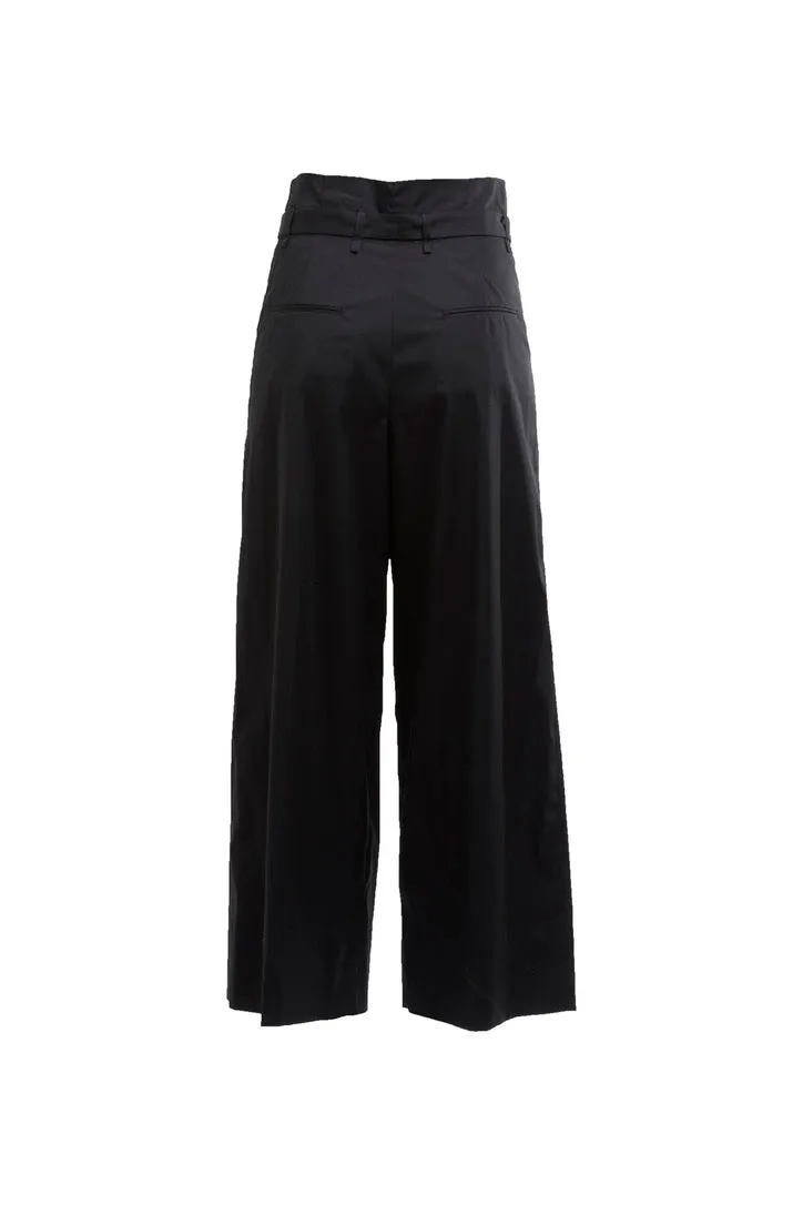 Leni Wide-leg Pants (Black)