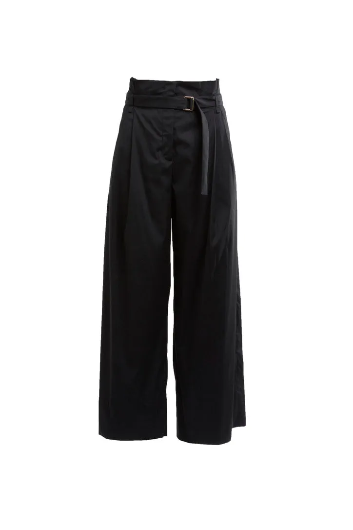 Leni Wide-leg Pants (Black)
