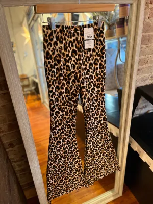 Leopard Flare Pants