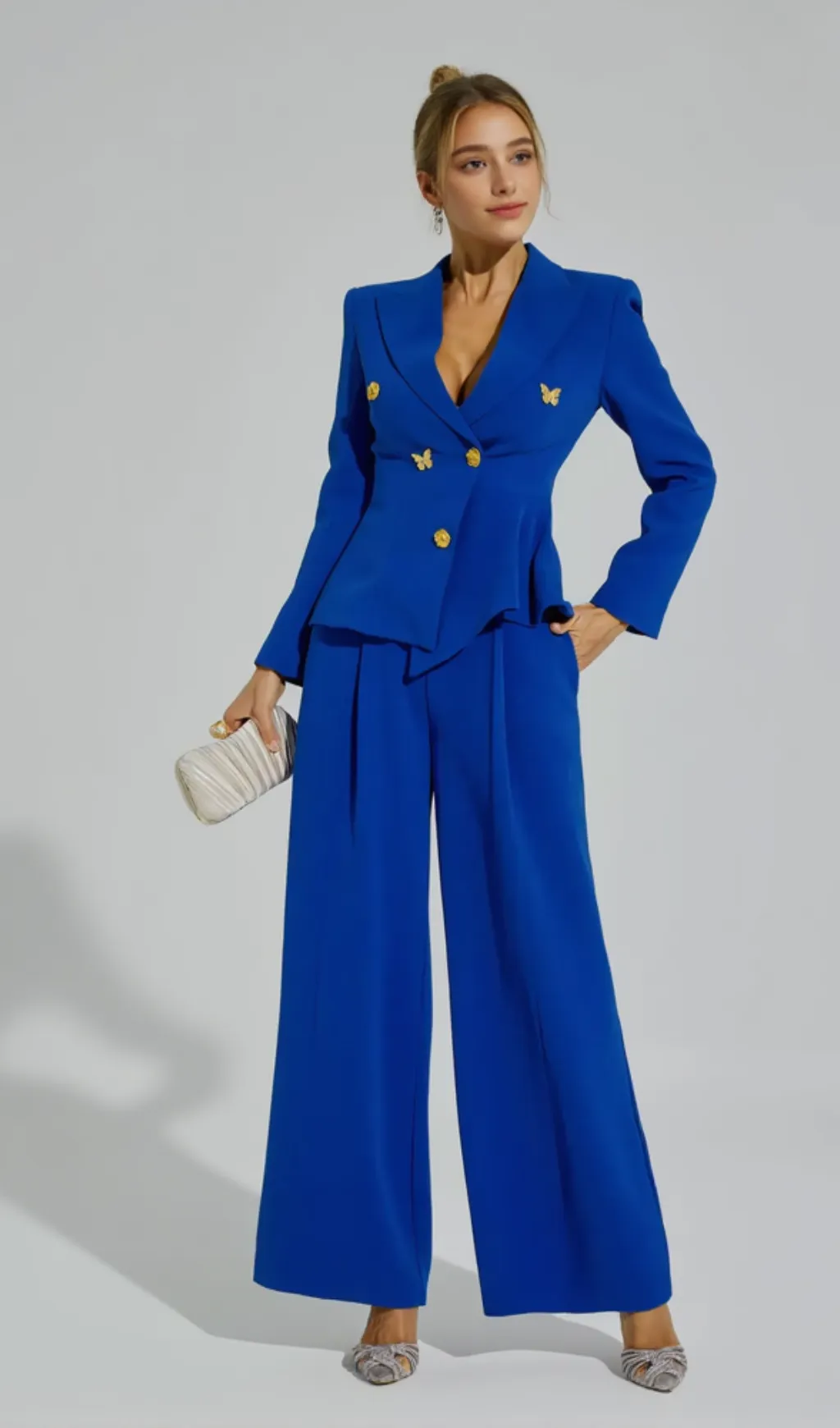 Lexi V-neck Long Sleeves Two-Pieces Set