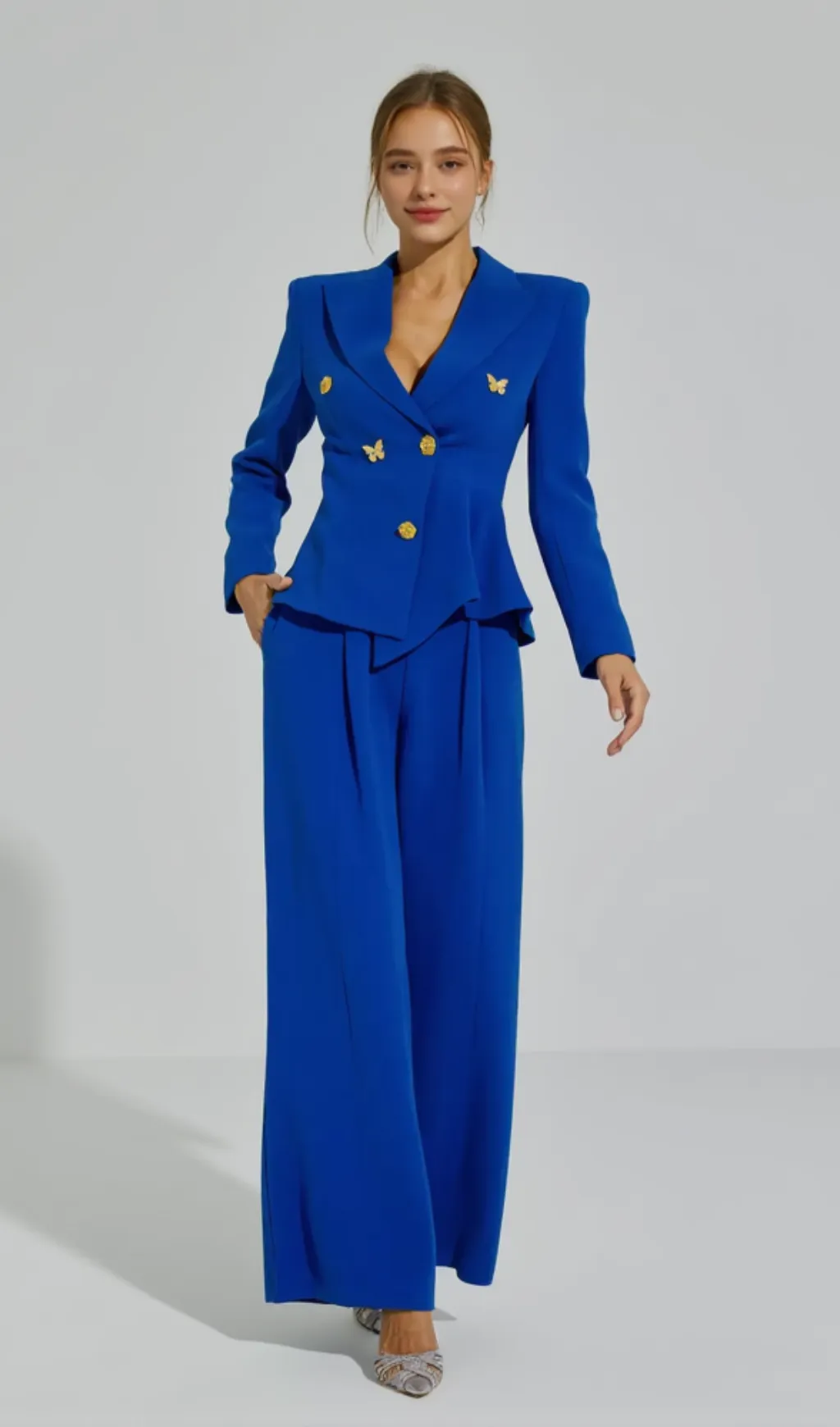 Lexi V-neck Long Sleeves Two-Pieces Set