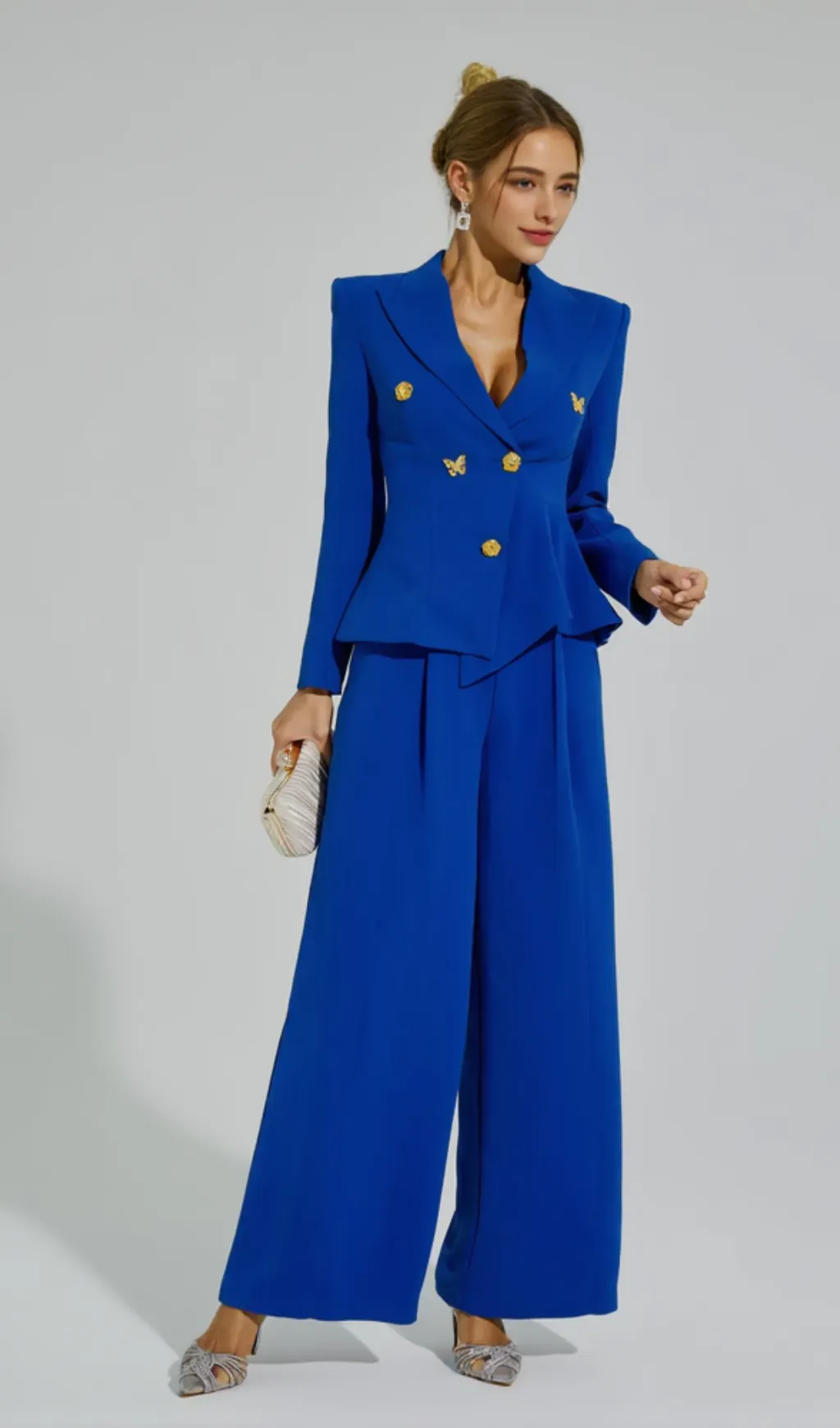 Lexi V-neck Long Sleeves Two-Pieces Set