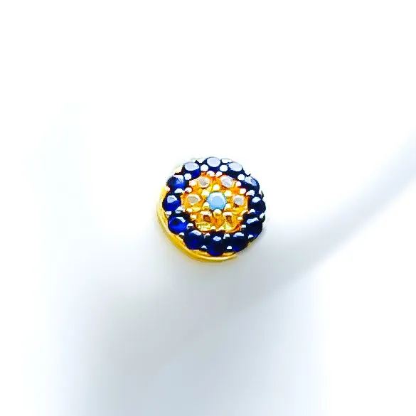 Lightweight Blooming 21k Gold Stone Tops