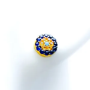 Lightweight Blooming 21k Gold Stone Tops
