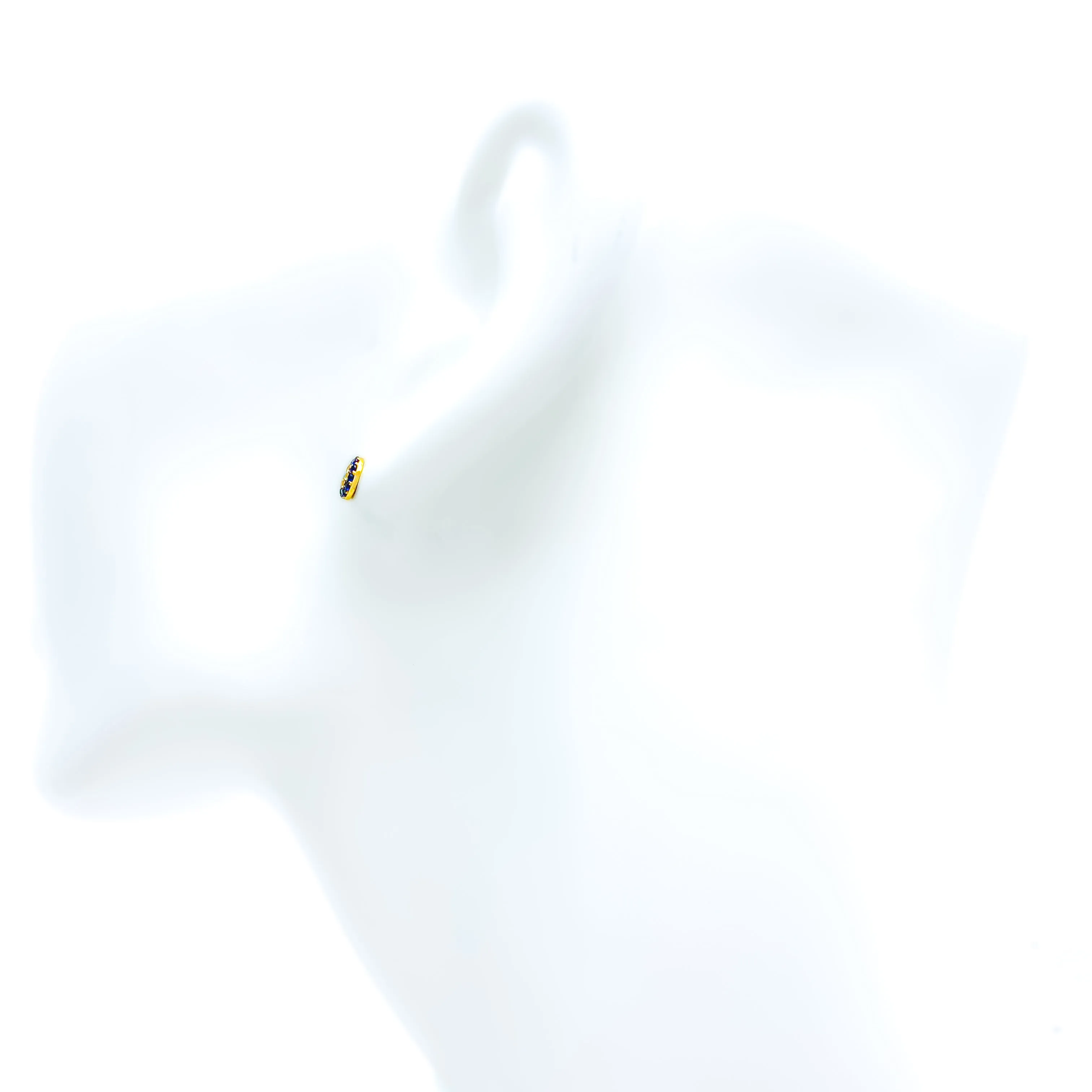 Lightweight Blooming 21k Gold Stone Tops