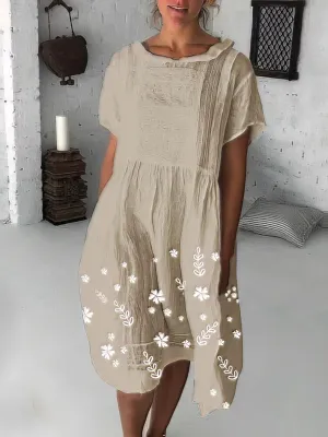 Lily Dress for Relaxation: Floral Comfort