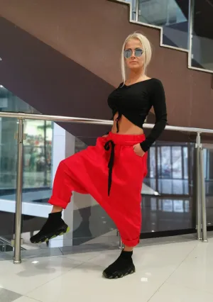 Linen Baggy Pants, Harem Pants, Loose Drop Crotch Pants, Gipsy Pants, Linen Trousers, Summer Maxi Pants, Extravagant Harem Pants