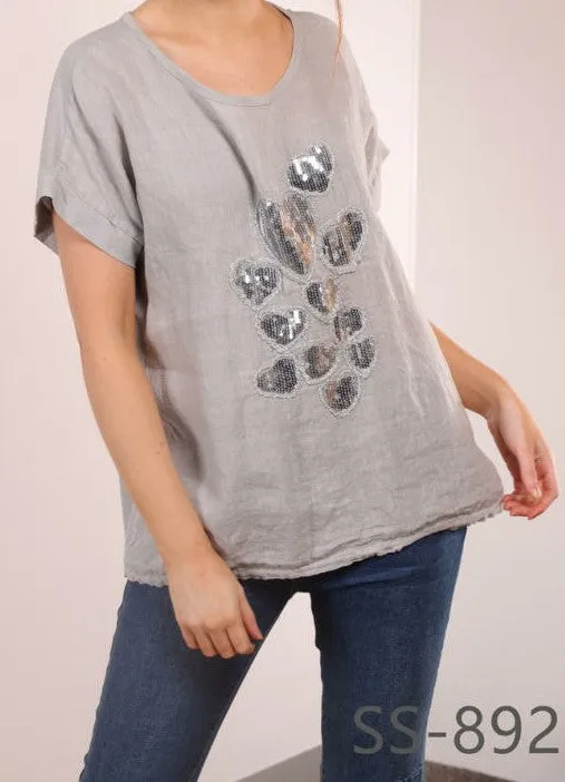 Linen Top (SS-8923L)