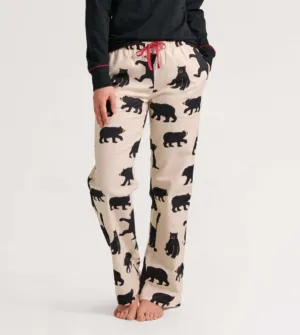 Little Blue House Black Bears Women’s Flannel Pajama Pants