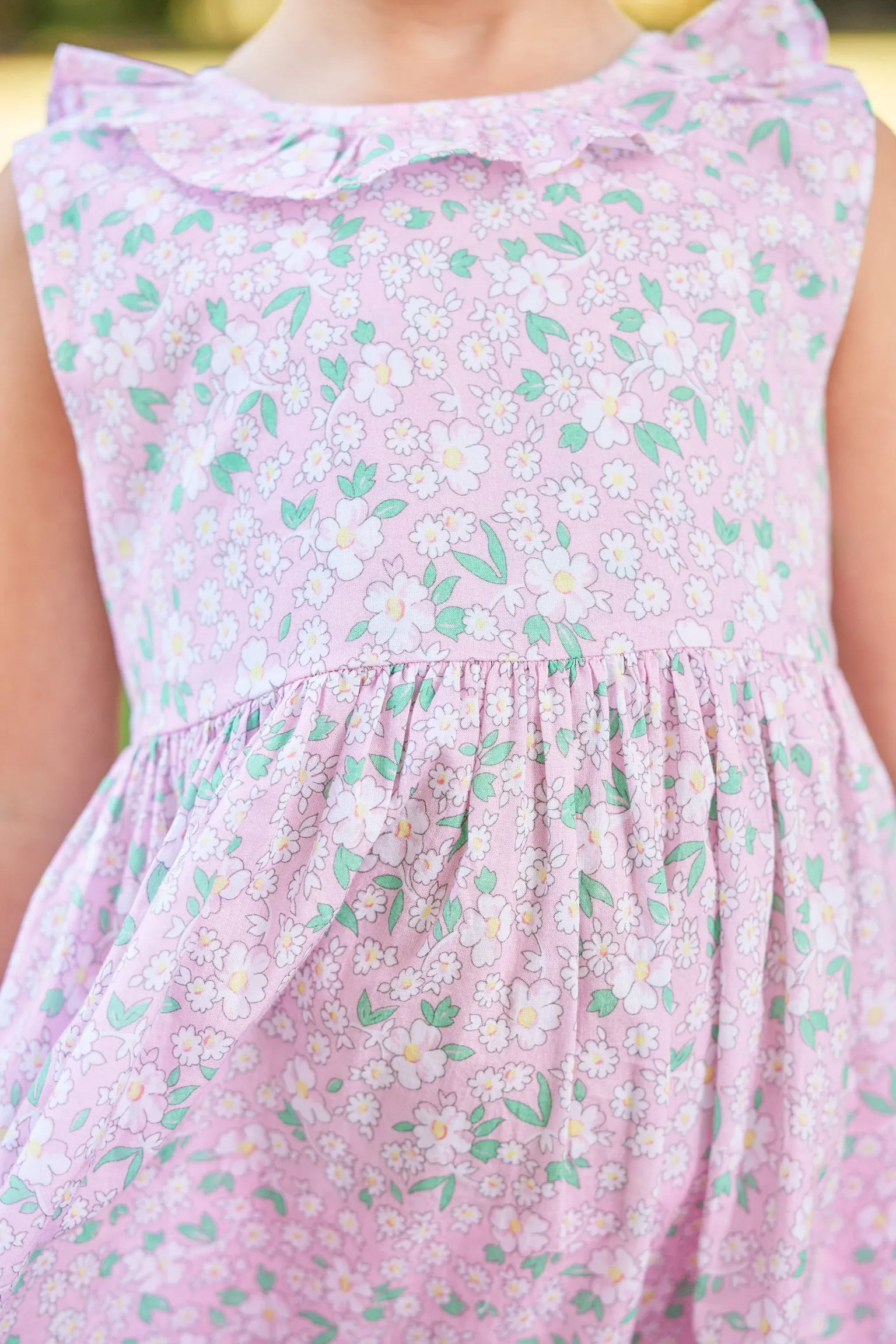 Little English: Isabel Dress - Pink Wimbledon Floral