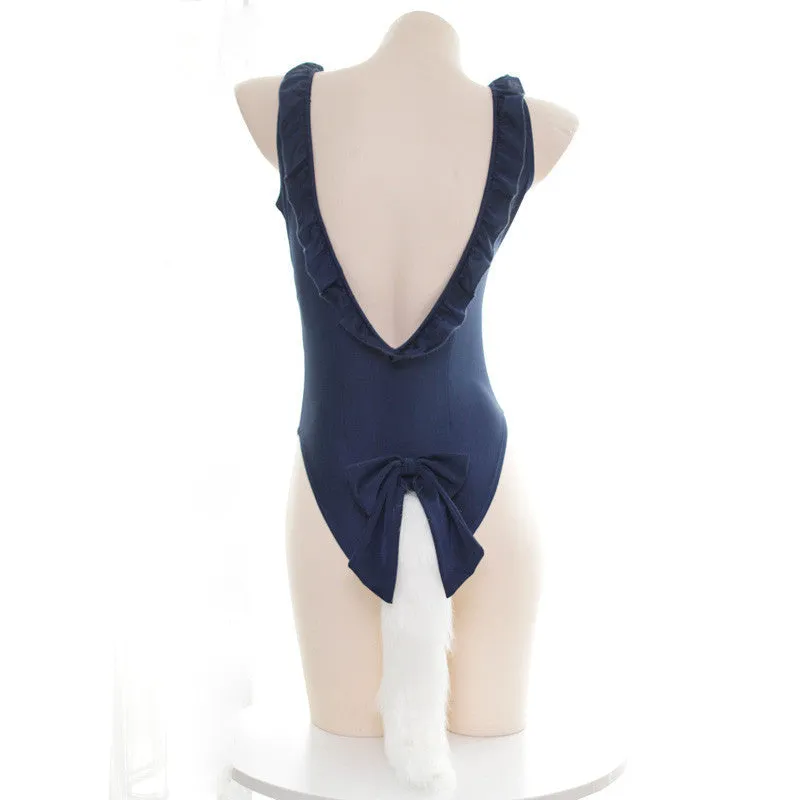 Lolita one-piece swimsuit   tail YC21542