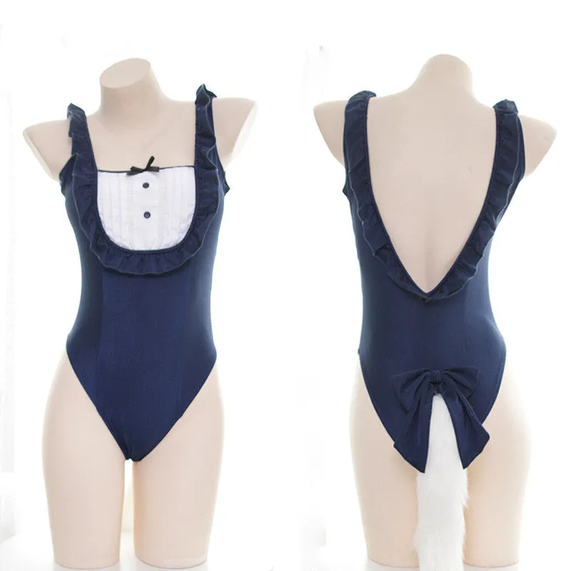 Lolita one-piece swimsuit   tail YC21542