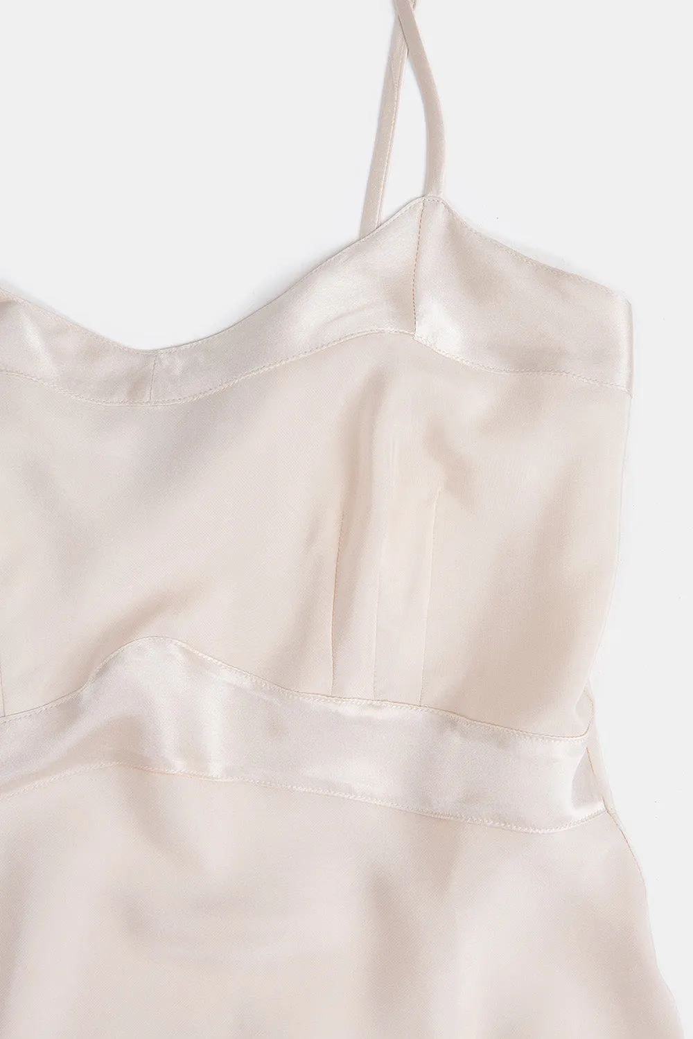 Lolita Silk Charmeuse Camisole In Alabaster
