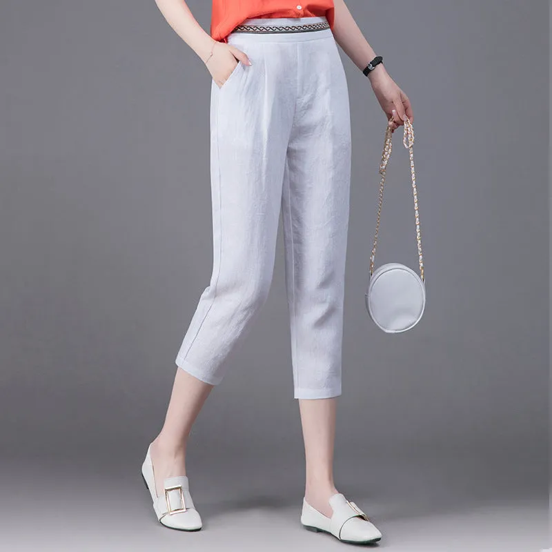 Loose Harem Linen Pants
