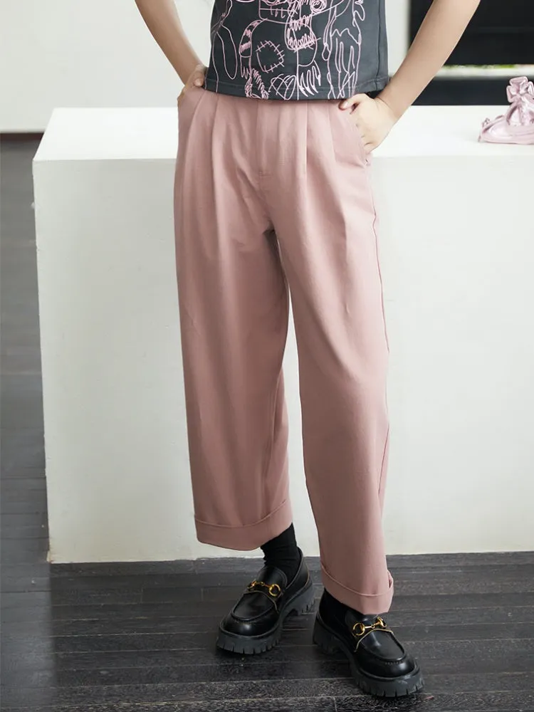 loose nine-point pants