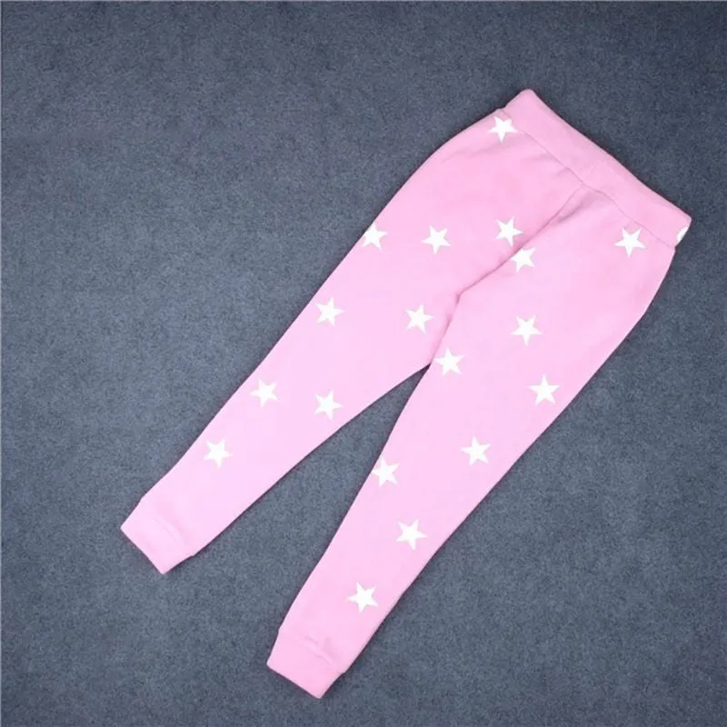 Loose Pants Women Star Printed Fashion Tee Casual Pants High Long