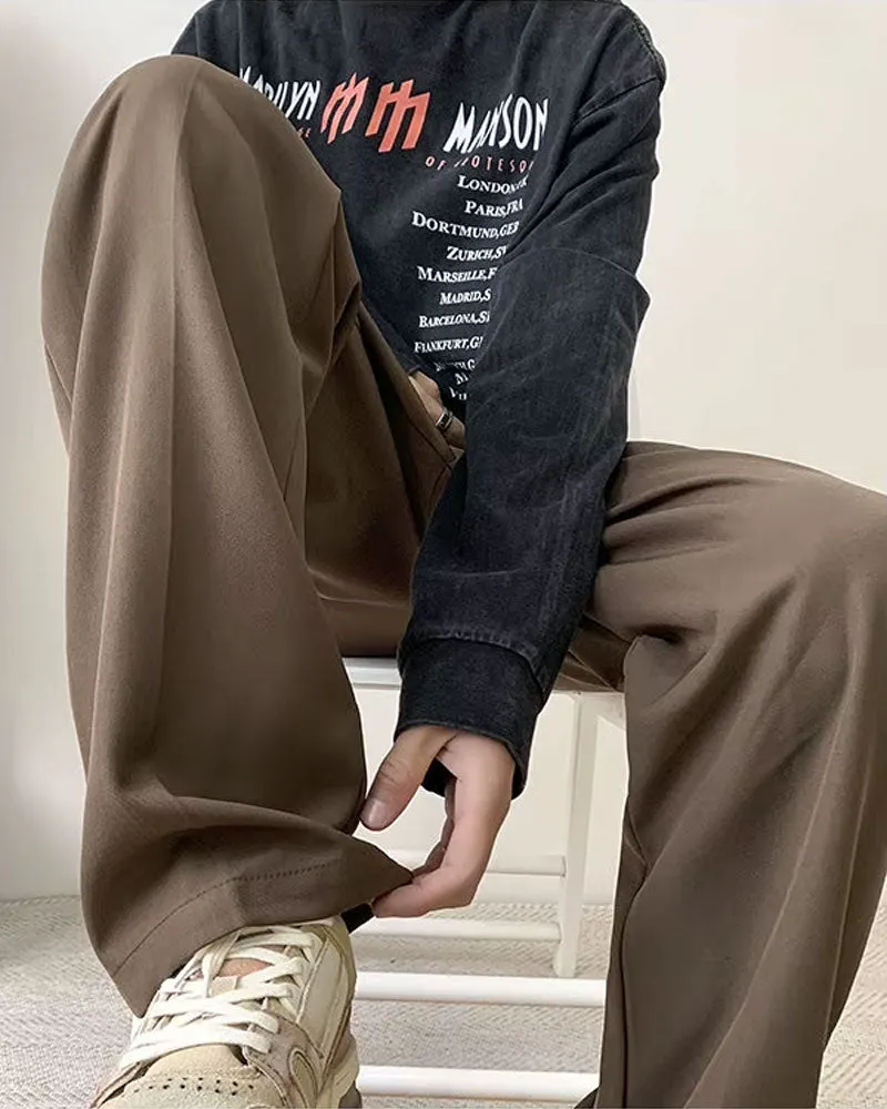 LOOSE STRAIGHT PANTS
